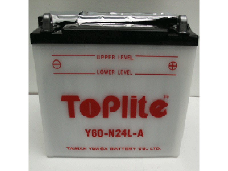 ACUMULATOR TOPLITE YUASA - Y60-N24L-A (CU INTR.  NU INCL. ACID)