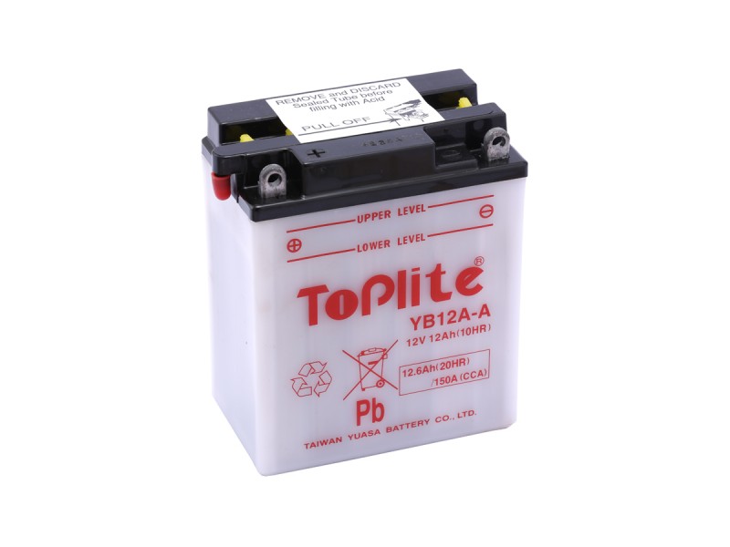ACUMULATOR TOPLITE YUASA - YB12A-A (CU INTR. NU INCL. ACID) ACUMULATOR TOPLITE YUASA - YB12A-A (CU INTR. NU INCL. ACID)