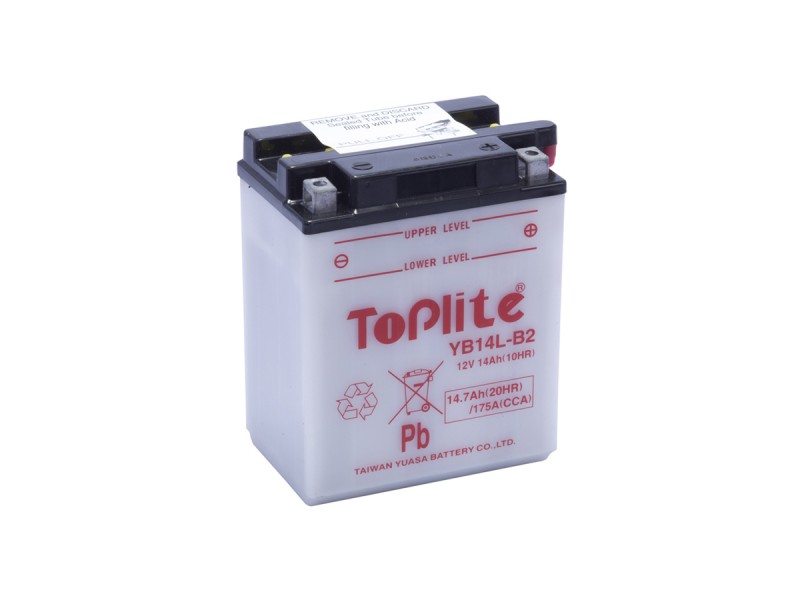 ACUMULATOR TOPLITE YUASA - YB14L-B2 (CU INTR. NU INCL. ACID) ACUMULATOR TOPLITE YUASA - YB14L-B2 (CU INTR. NU INCL. ACID)