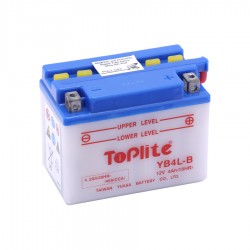 ACUMULATOR TOPLITE YUASA - YB4L-B (CU INTR. NU INCL. ACID) ACUMULATOR TOPLITE YUASA - YB4L-B (CU INTR. NU INCL. ACID)