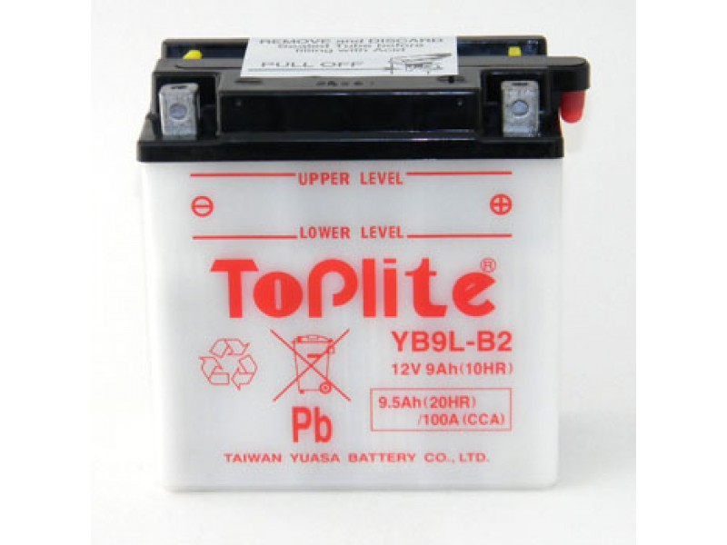 ACUMULATOR TOPLITE YUASA - YB9L-B2 (CU INTR. NU INCL. ACID) ACUMULATOR TOPLITE YUASA - YB9L-B2 (CU INTR. NU INCL. ACID)