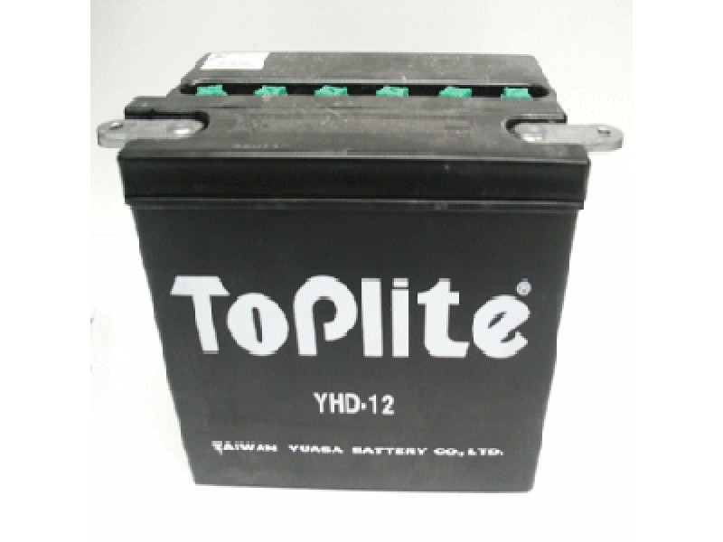 ACUMULATOR TOPLITE YUASA - YHD-12 (CU INTR. NU INCL. ACID) ACUMULATOR TOPLITE YUASA - YHD-12 (CU INTR. NU INCL. ACID)