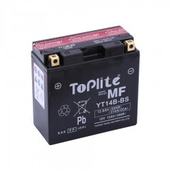 ACUMULATOR TOPLITE YUASA - YT14B-BS = YT14B-4 (FARA INTR. INCL. ACID) ACUMULATOR TOPLITE YUASA - YT14B-BS = YT14B-4 (FARA INTR. INCL. ACID)