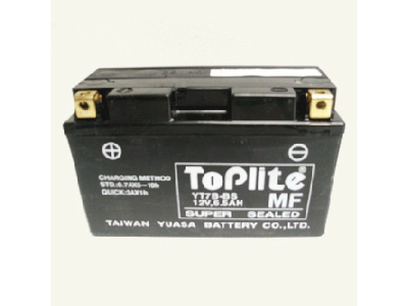 ACUMULATOR TOPLITE YUASA - YT7B-BS = GT7B-4 (FARA INTR. FORMATATA) ACUMULATOR TOPLITE YUASA - YT7B-BS = GT7B-4 (FARA INTR. FORMATATA)