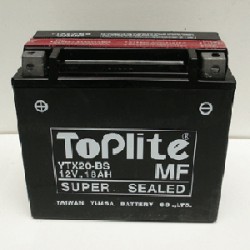 ACUMULATOR TOPLITE YUASA - YTX20-BS (FARA INTR. INCL. ACID) ACUMULATOR TOPLITE YUASA - YTX20-BS (FARA INTR. INCL. ACID)