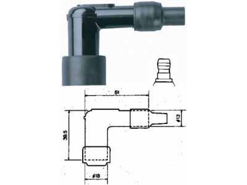 PIPA BUJIE NGK BACHELITA - LB05E PIPA BUJIE NGK BACHELITA - LB05E