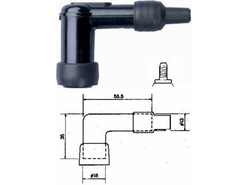 PIPA BUJIE NGK BACHELITA - LB05F