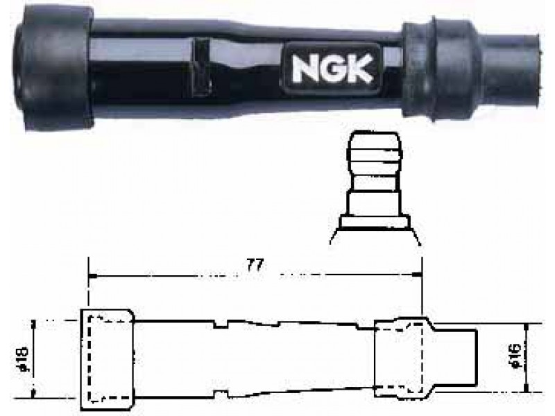 PIPA BUJIE NGK BACHELITA - SD05EG PIPA BUJIE NGK BACHELITA - SD05EG