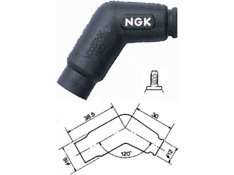 PIPA BUJIE NGK CAUCIUC - VD05FMH PIPA BUJIE NGK CAUCIUC - VD05FMH