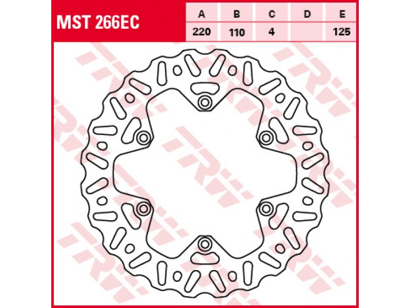 DISC FRANA SPATE KTM 220X110X4MM DISC FRANA SPATE KTM 220X110X4MM