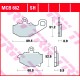 SET PLACUTE FRANA TRW MCB662SH 3322937202508 SET PLACUTE FRANA TRW MCB662SH 3322937202508