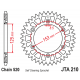 PINION SPATE ALUMINIU HONDA CR/CRF JTA210
