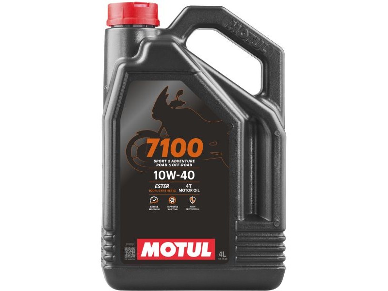 Pachet revizie ulei motor Motul 7100 10w40 - 4L + filtru ulei KN