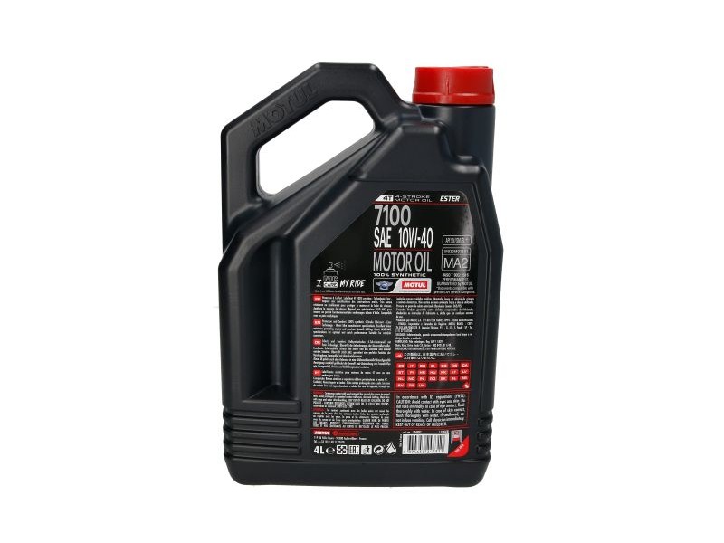Pachet revizie ulei motor Motul 7100 10w40 - 4L + filtru ulei KN