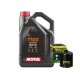Pachet revizie ulei motor Motul 7100 10w40 - 4L + filtru ulei Hiflofiltro Performance