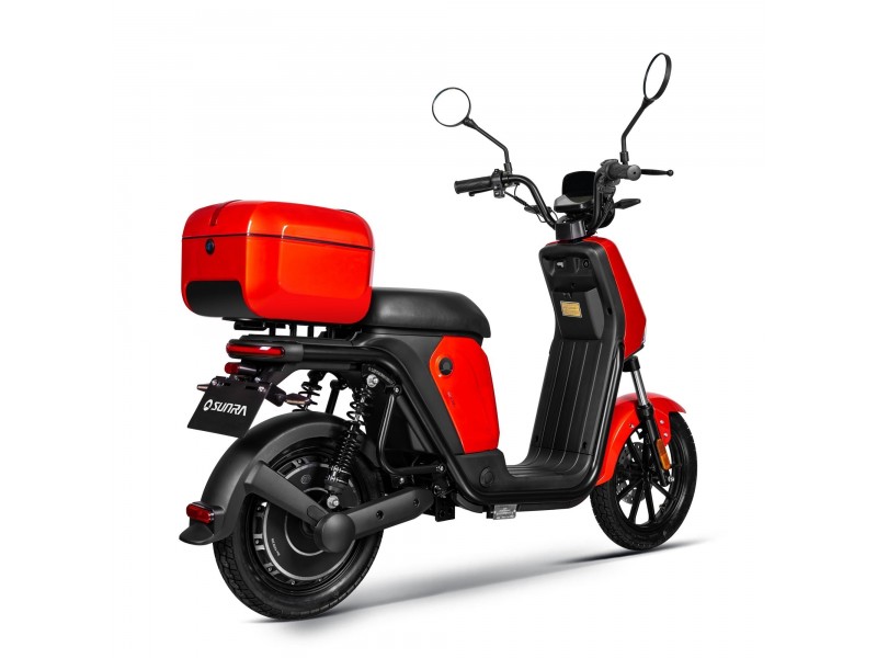 SCUTER ELECTRIC SUNRA RAINBOW, FARA PERMIS, AUTONOMIE 87 KM, BATERIE DETASABILA 