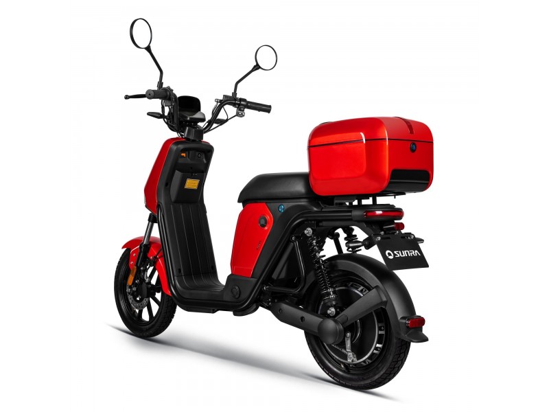 SCUTER ELECTRIC SUNRA RAINBOW, FARA PERMIS, AUTONOMIE 87 KM, BATERIE DETASABILA 