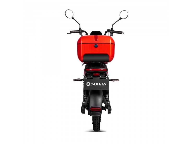 SCUTER ELECTRIC SUNRA RAINBOW, FARA PERMIS, AUTONOMIE 87 KM, BATERIE DETASABILA 