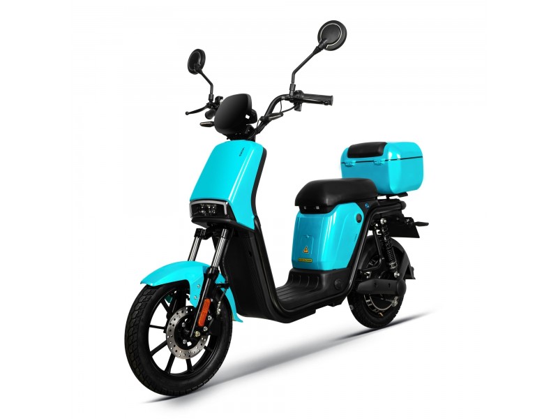 SCUTER ELECTRIC SUNRA RAINBOW, FARA PERMIS, AUTONOMIE 87 KM, BATERIE DETASABILA 