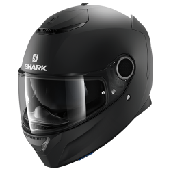 Casca integrala Shark Spartan Blank negru mat (fibra de sticla/compozit) 