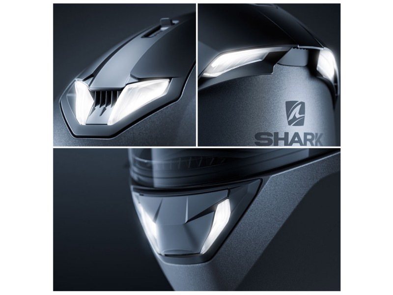 Casca integrala Shark Skwal 2.2 Venger negru/albastru/mov (ochelari soare integrati, pinlcok inclus, LED) L