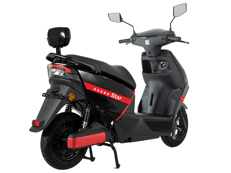 Scuter electric STAR, 2000W, fara permis, 25 km/h + topcase