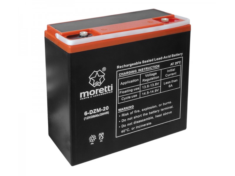 12V 20Ah 6-DZM-20 electric scooter battery