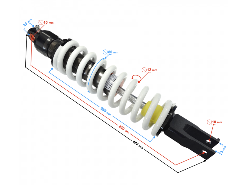 Rear Shock NXT250 Base