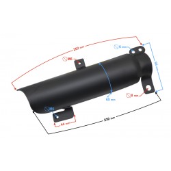 Right shock absorber cover for FR 2 moped