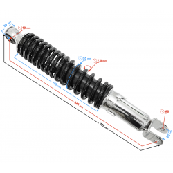 Falcon 125 Euro 4 rear shock absorber