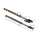 Front shock absorbers for Hyper 125