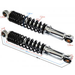 Rear shock absorbers for Sprint 2