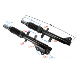 Front shock absorbers Scalpel 50