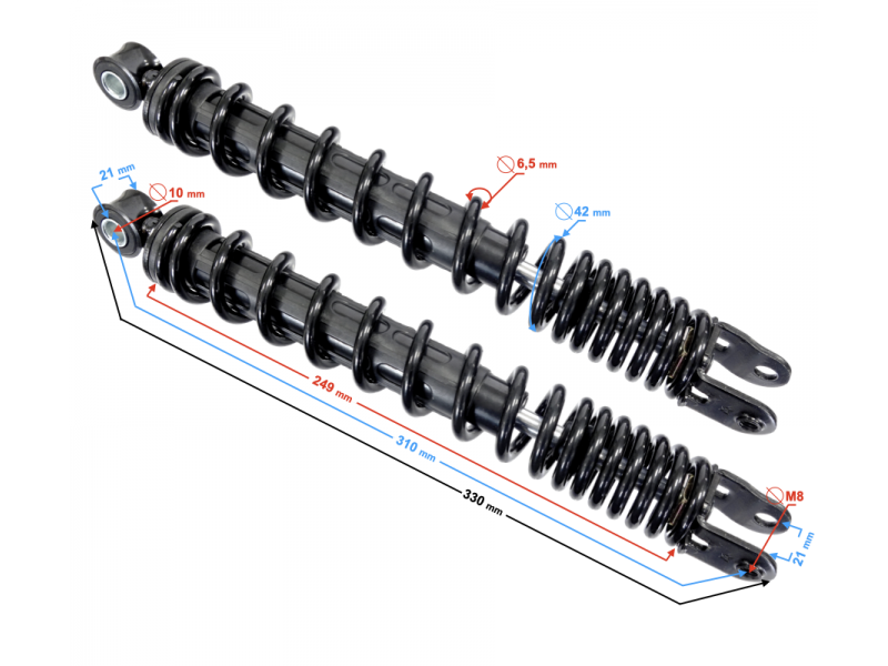 Rear shock absorbers Scalpel 50