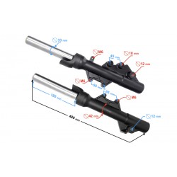 Front shock absorber for B-Max 125