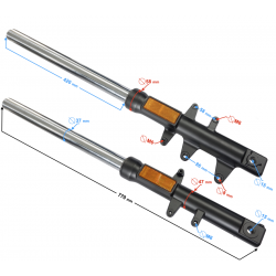 Front shock absorber GT 125
