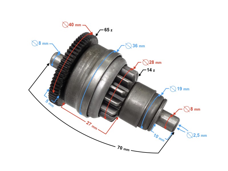 Huragan Scooter Flywheel Flywheel