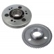 Scooter Flywheel Flywheel 4T 125cc O22mm