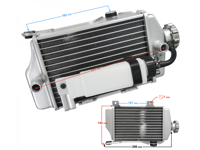 Radiator dreapta Barton NXT300