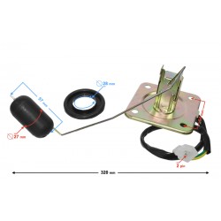Fuel level sensor for FR 2 moped