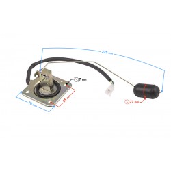 Fuel level sensor for motorcycle Hyper, fuel injection