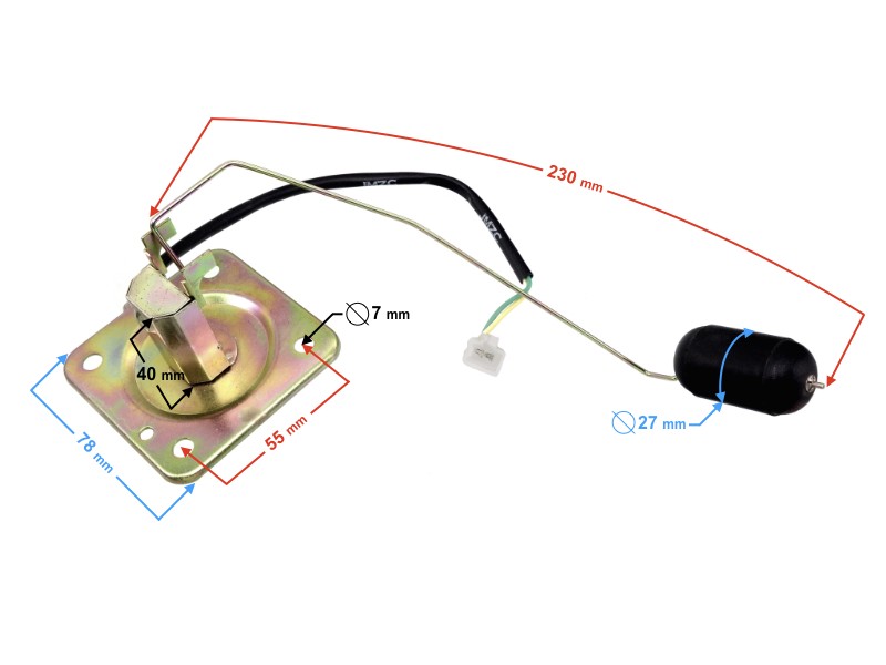 Fuel level sensor for motorcycle Classic 125
