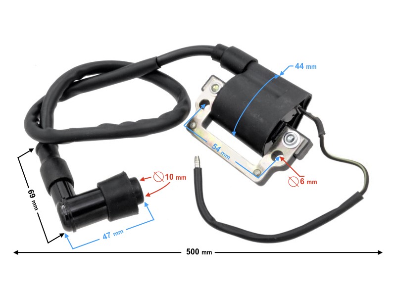 High-voltage coil for moped Fighter 1