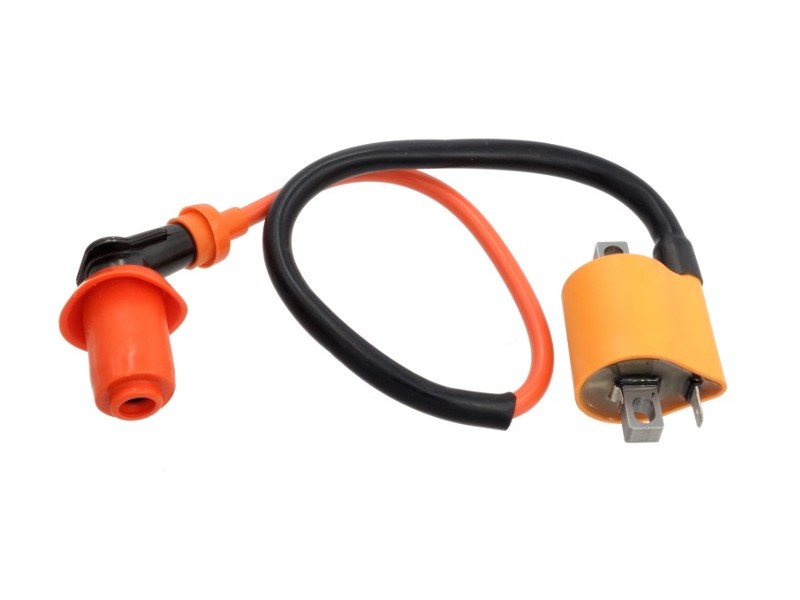 Ignition coil for 4T moped / red