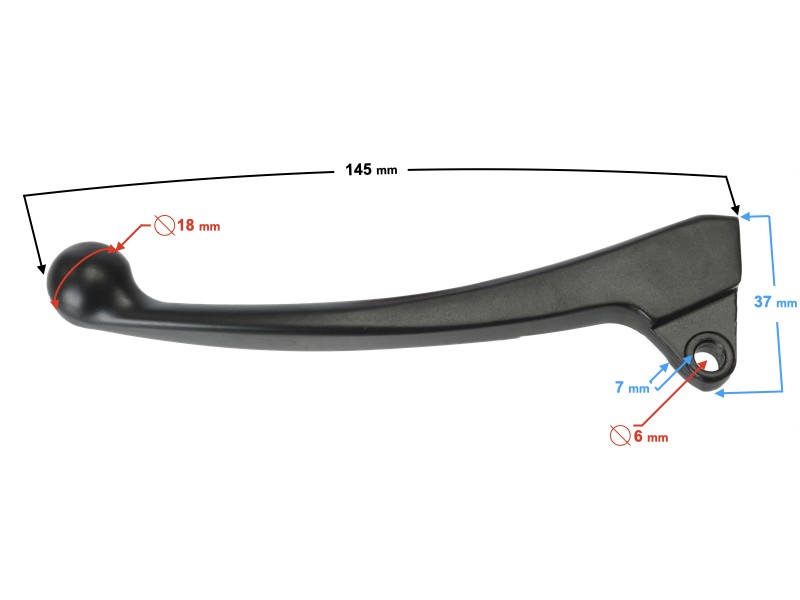 Rear Brake lever Scalpel 50