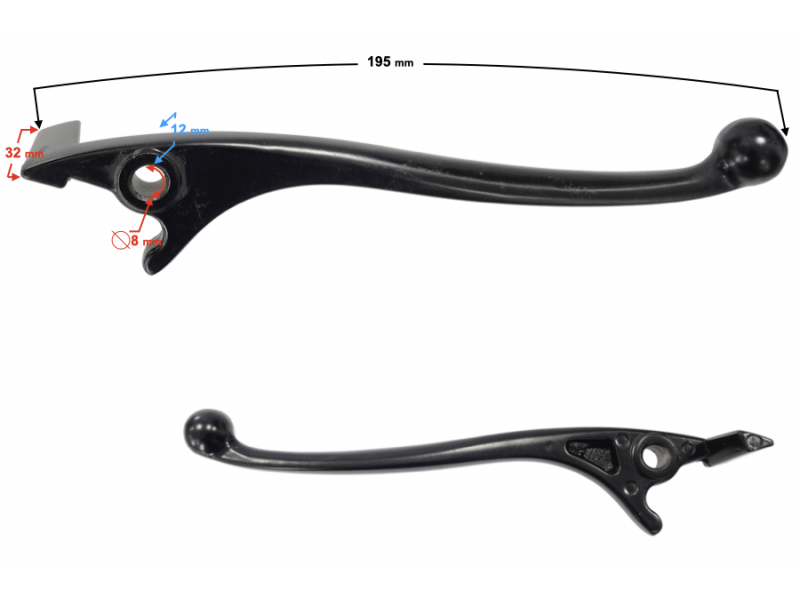 Front brake lever Scalpel 50