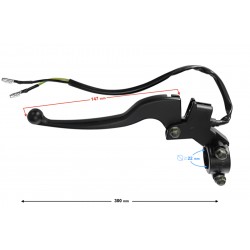Left rear brake lever with stop-sensor for Falcon 2 scooter