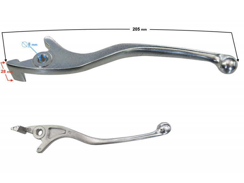 Left brake lever for B-Max scooter