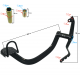 Left-hand combination switch for Fighter 2 /Euro 5 moped