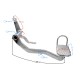 Foot brake lever for Fighter and Sprint 2018, silver